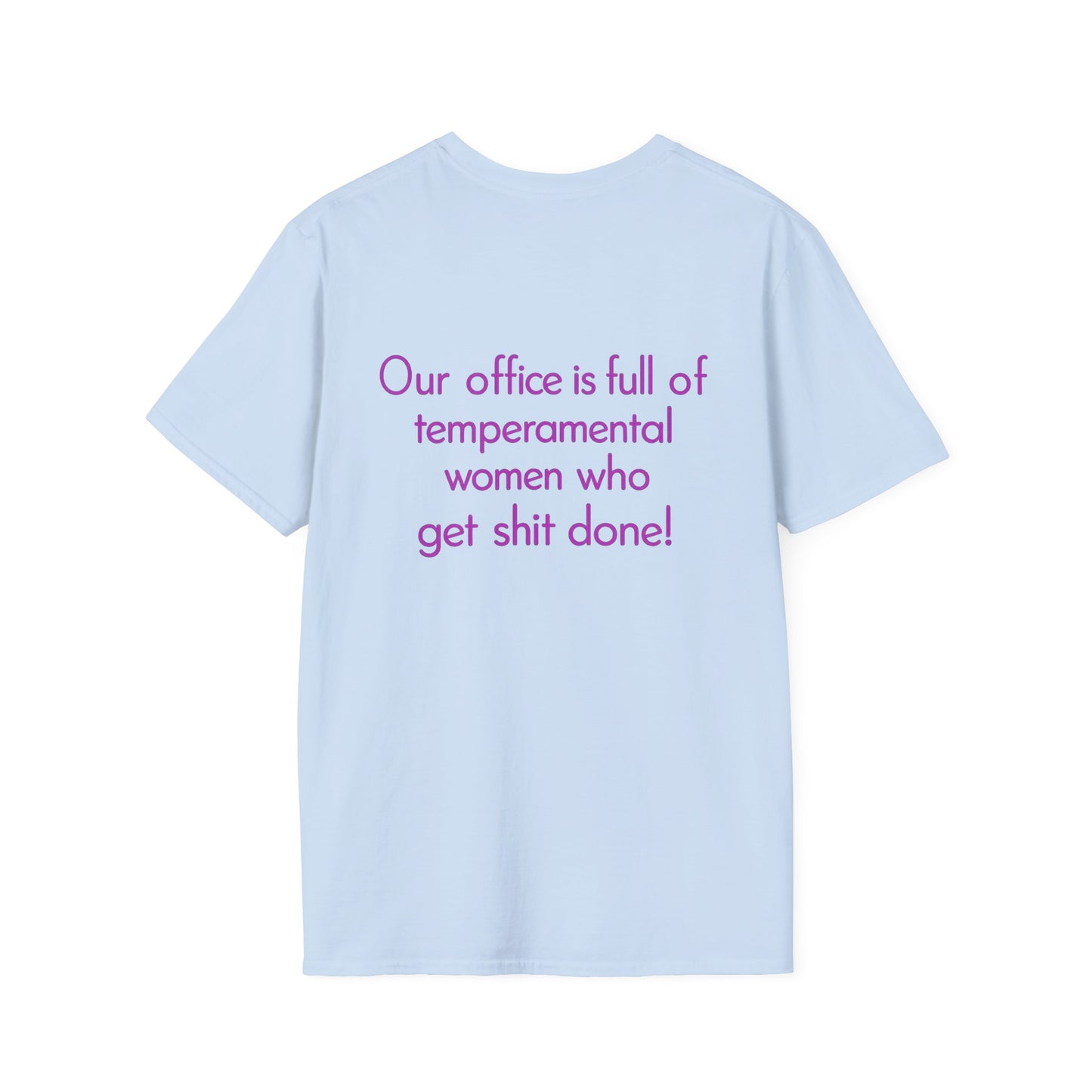 Bergy Builders Logo Tee — Minimalist Pink Chest Logo T-Shirt