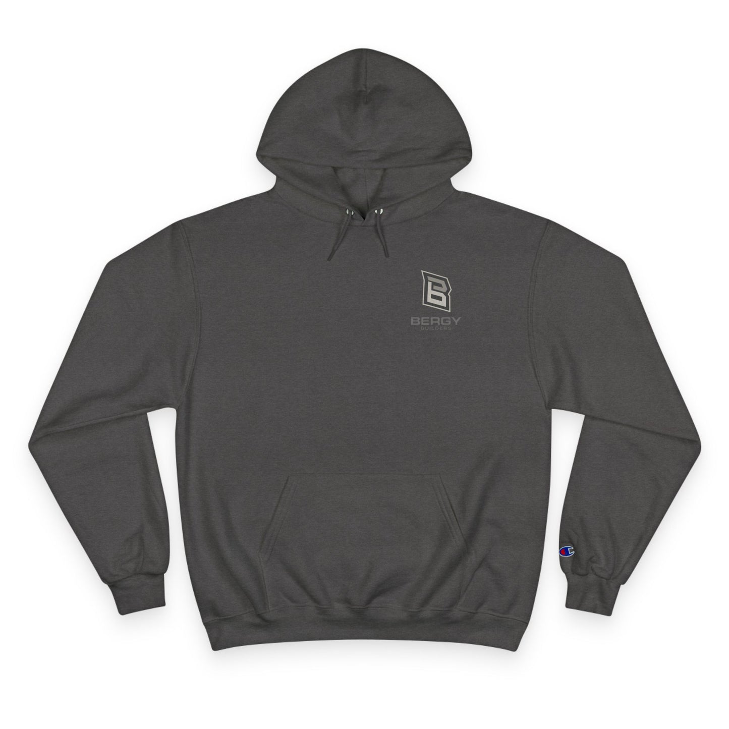Bergy Logo Hoodie | Minimal Chest Emblem, Champion Hoodie