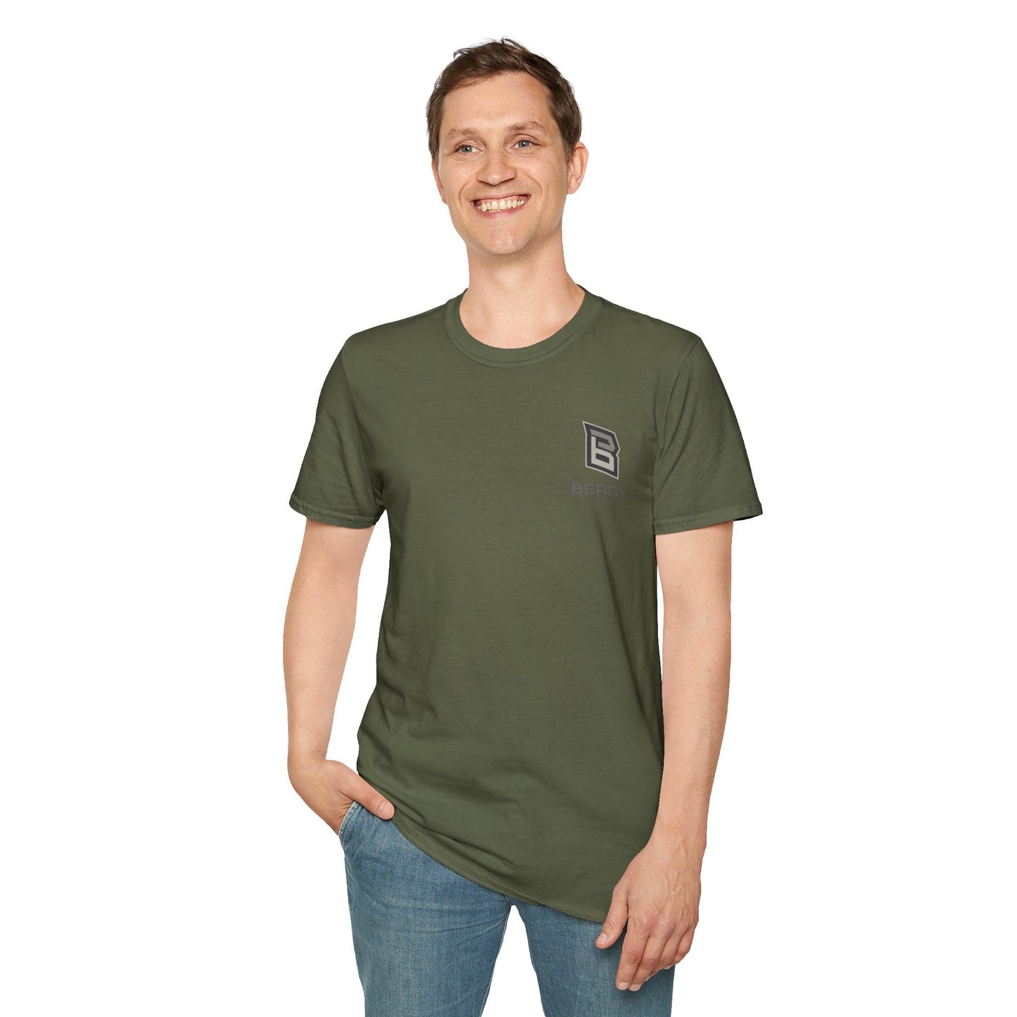 Bergy Builders Logo T‑Shirt — Minimal Construction Brand Tee