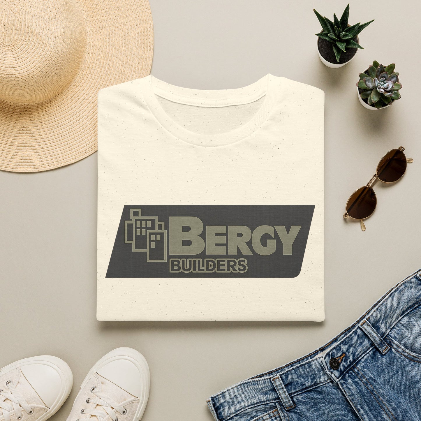Builders Logo T-Shirt — Bergy Construction Crew Tee