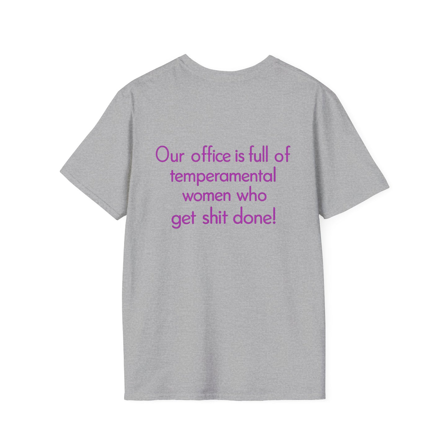 Bergy Builders Logo Tee — Minimalist Pink Chest Logo T-Shirt