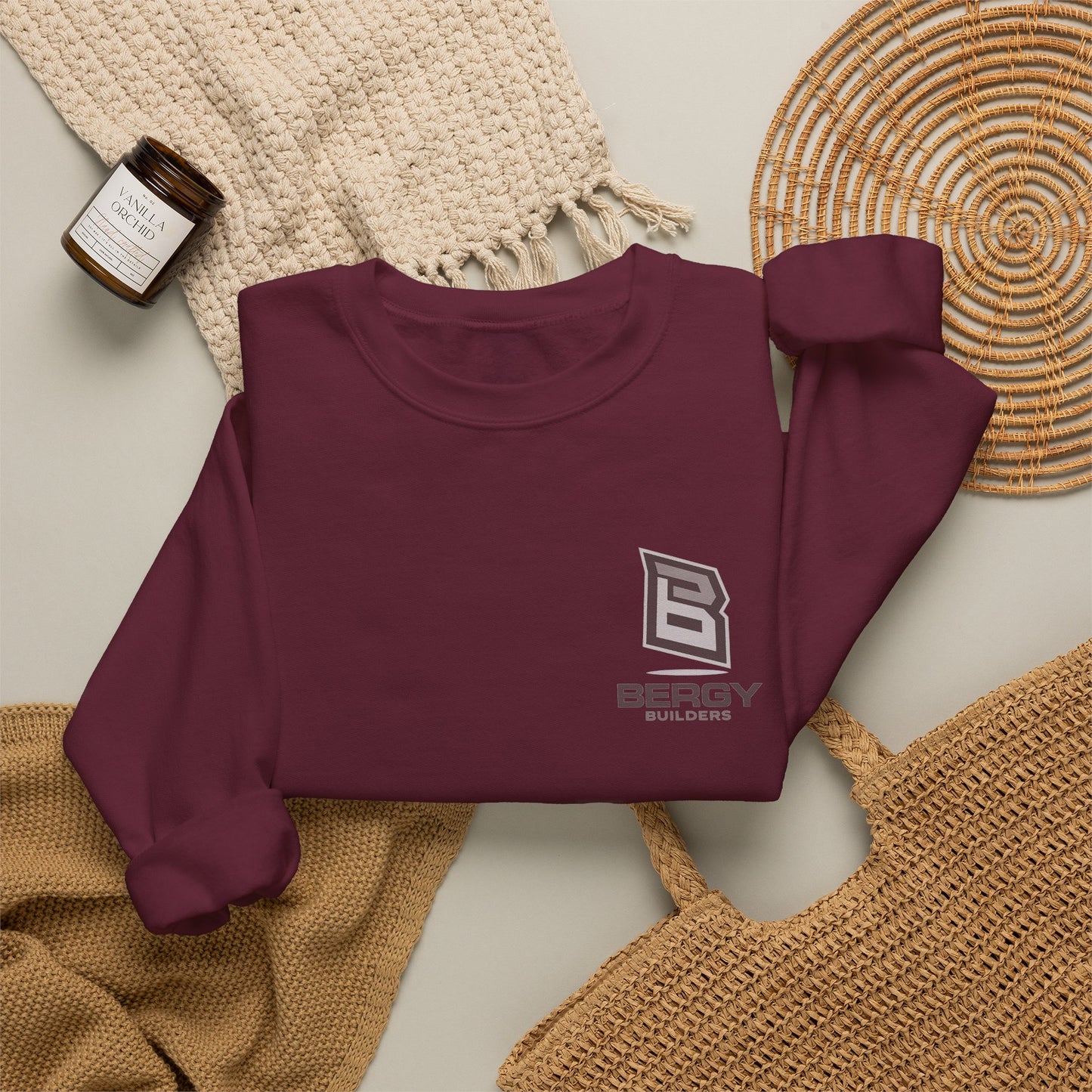 Coffee & Earth Crewneck Sweatshirt — "Not Enough Coffee In The World" Graphic