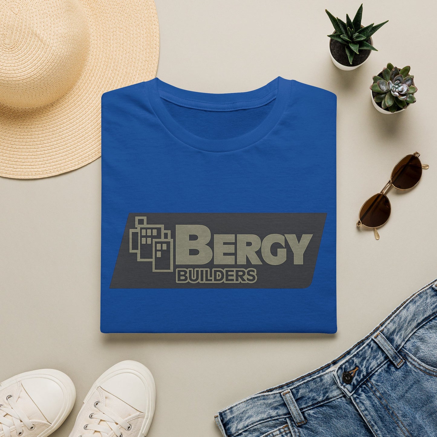 Builders Logo T-Shirt — Bergy Construction Crew Tee