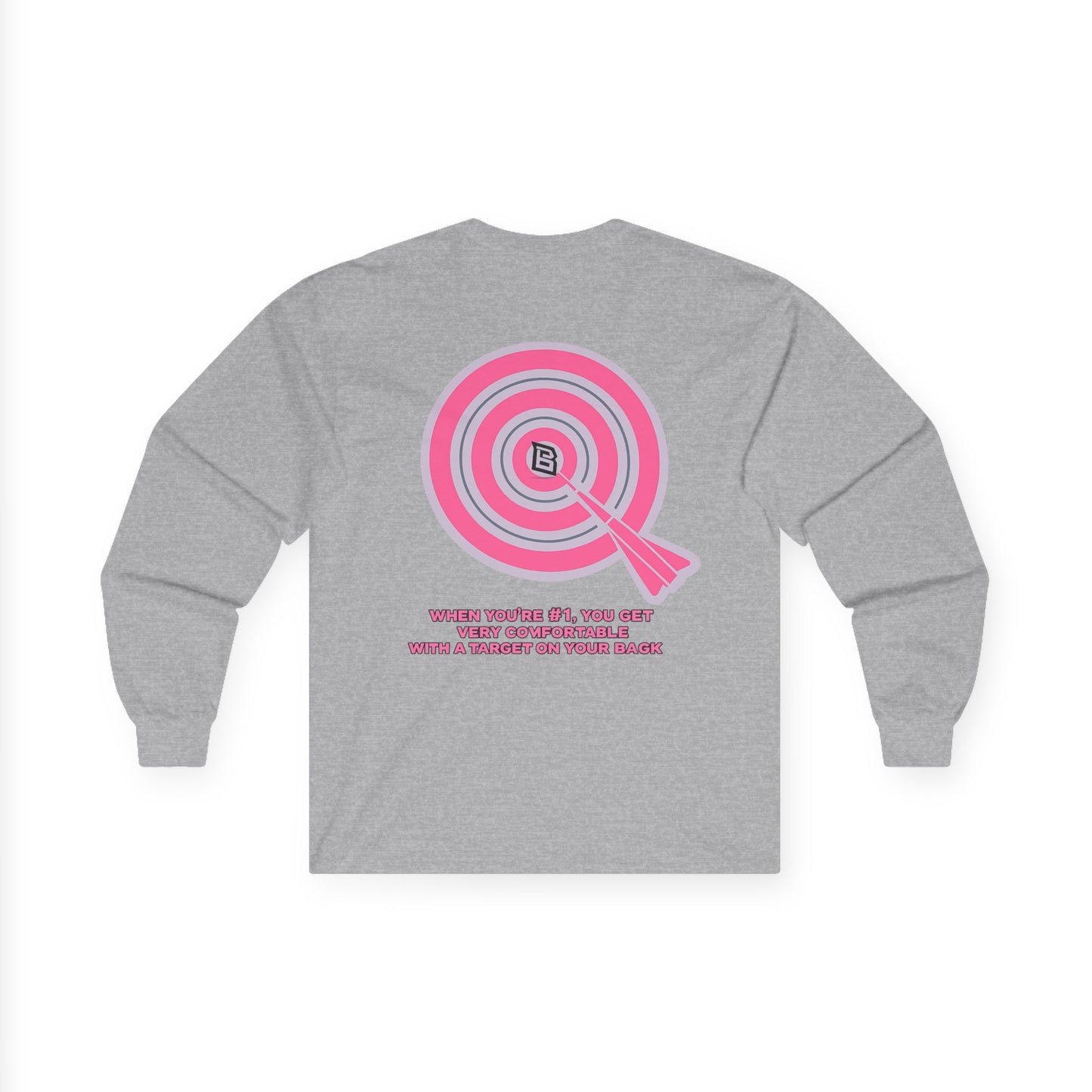 Long Sleeve Tee — Target Graphic “When You’re Off, You Aren’t” Motivational Shirt