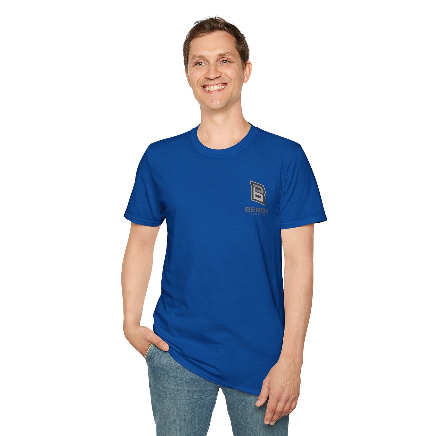Bergy Builders Logo T‑Shirt — Minimal Construction Brand Tee