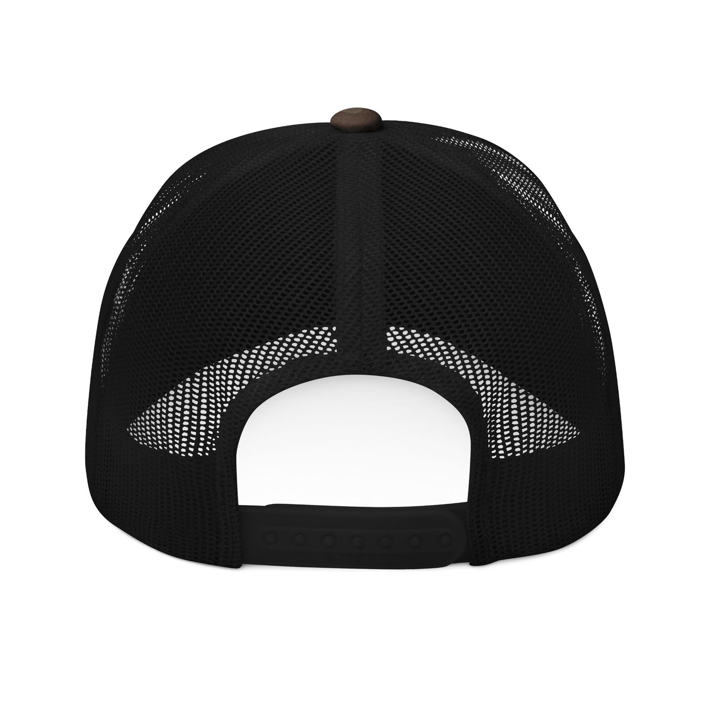 Camo Trucker Hat — Embroidered Bergy Outdoors Logo
