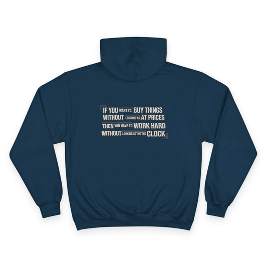 Bergy Logo Hoodie | Minimal Chest Emblem, Champion Hoodie