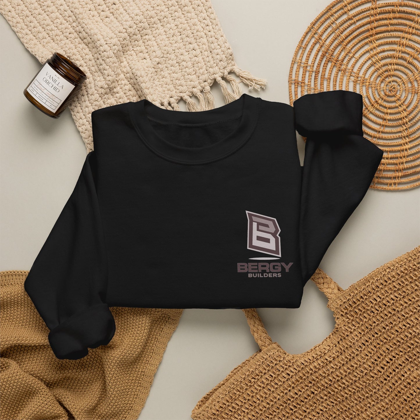 Coffee & Earth Crewneck Sweatshirt — "Not Enough Coffee In The World" Graphic