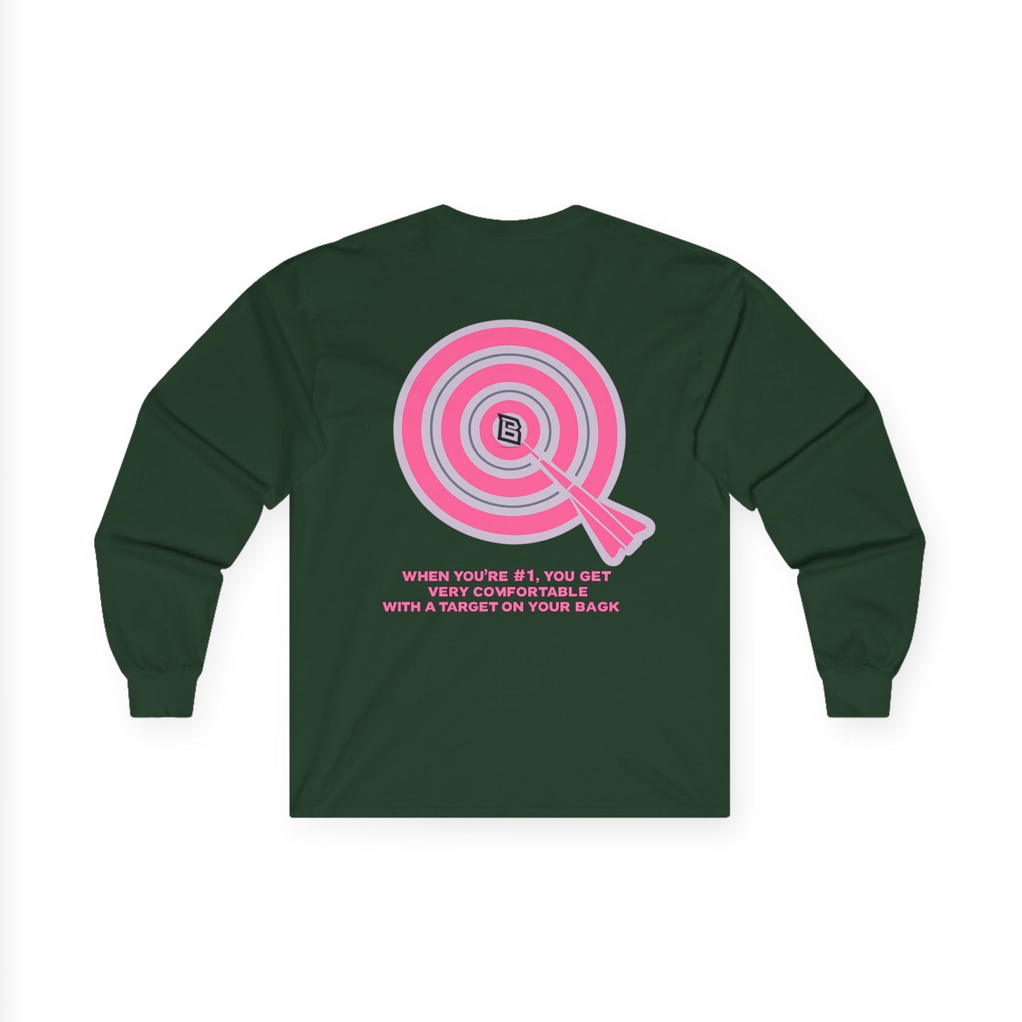 Long Sleeve Tee — Target Graphic “When You’re Off, You Aren’t” Motivational Shirt
