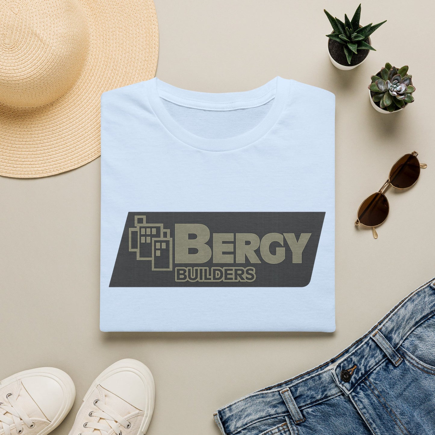 Builders Logo T-Shirt — Bergy Construction Crew Tee