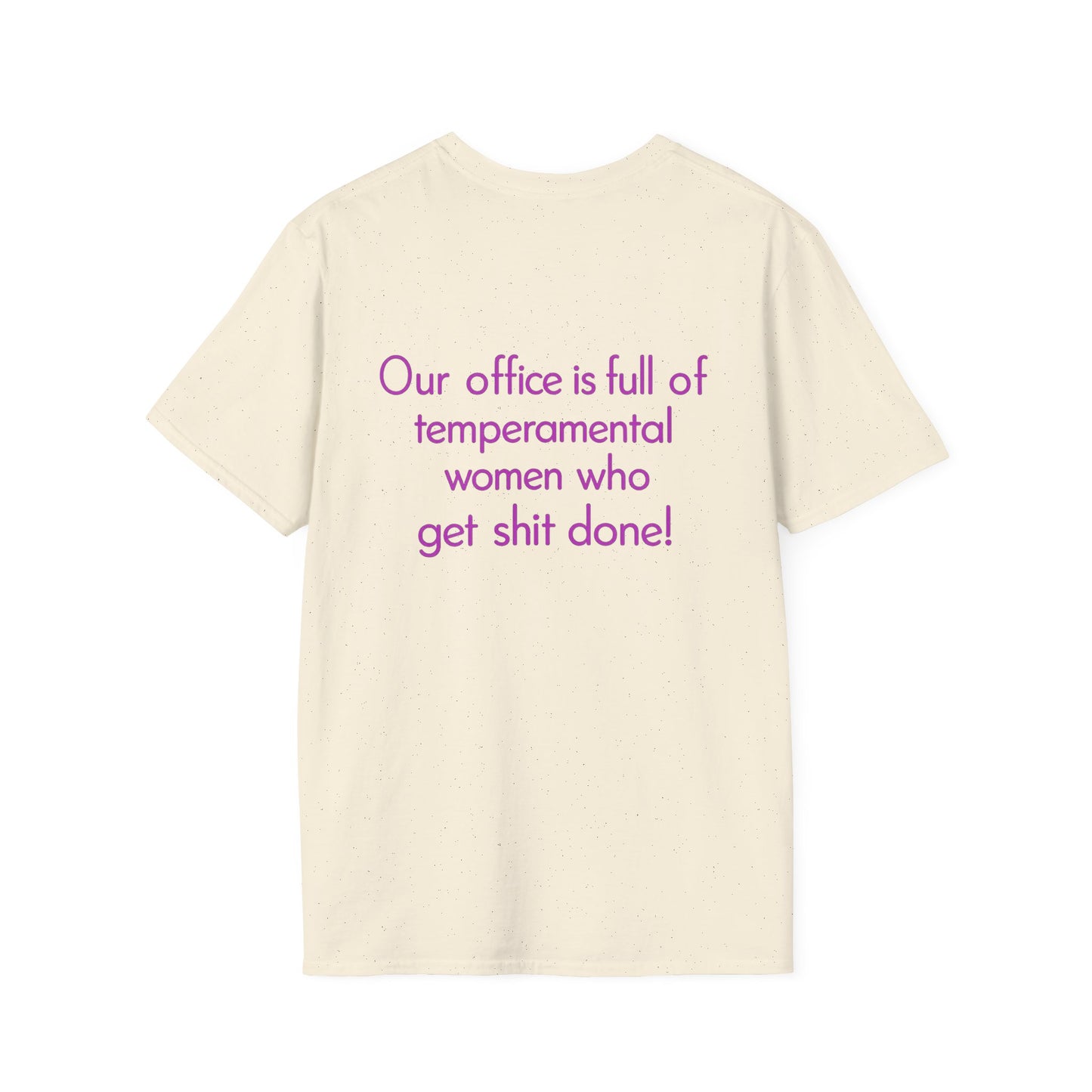 Bergy Builders Logo Tee — Minimalist Pink Chest Logo T-Shirt