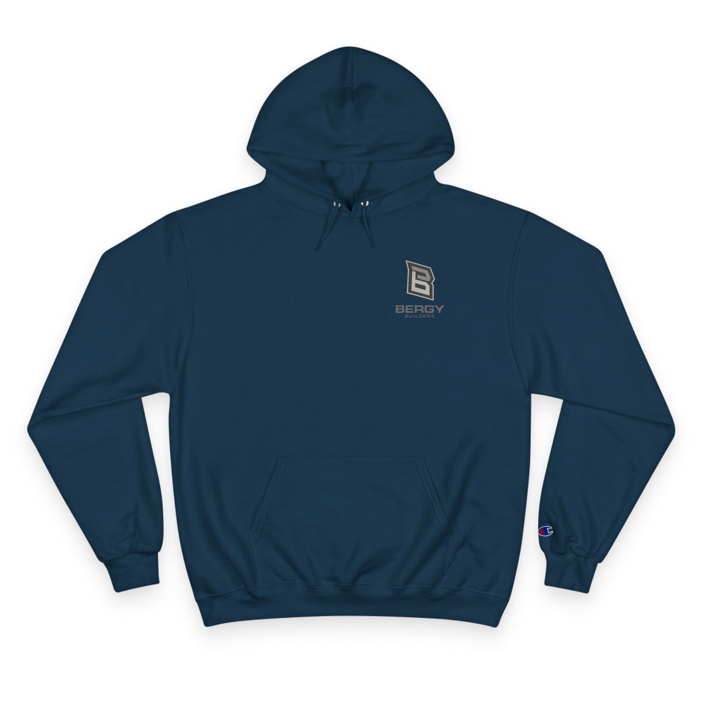 Bergy Logo Hoodie | Minimal Chest Emblem, Champion Hoodie