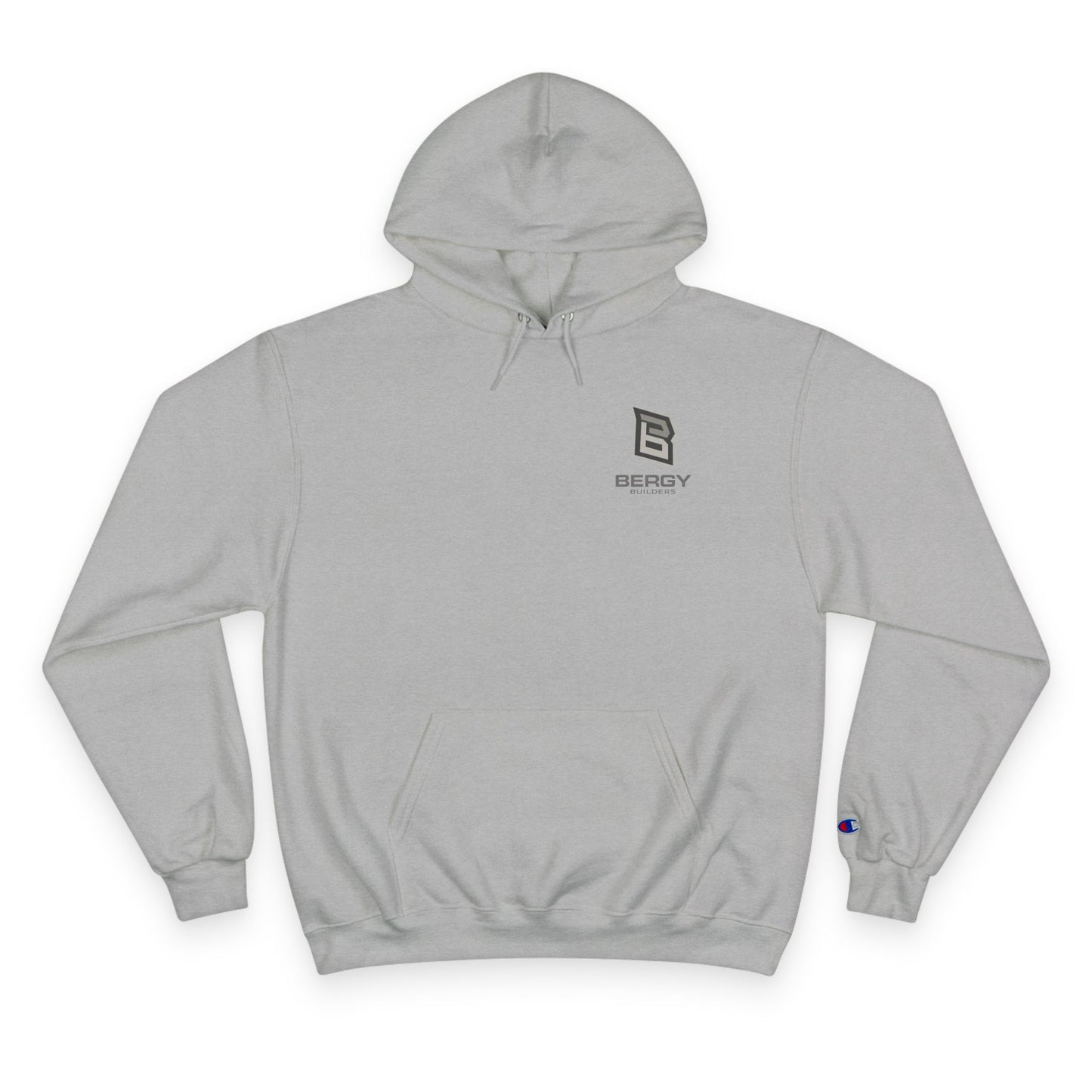 Bergy Logo Hoodie | Minimal Chest Emblem, Champion Hoodie