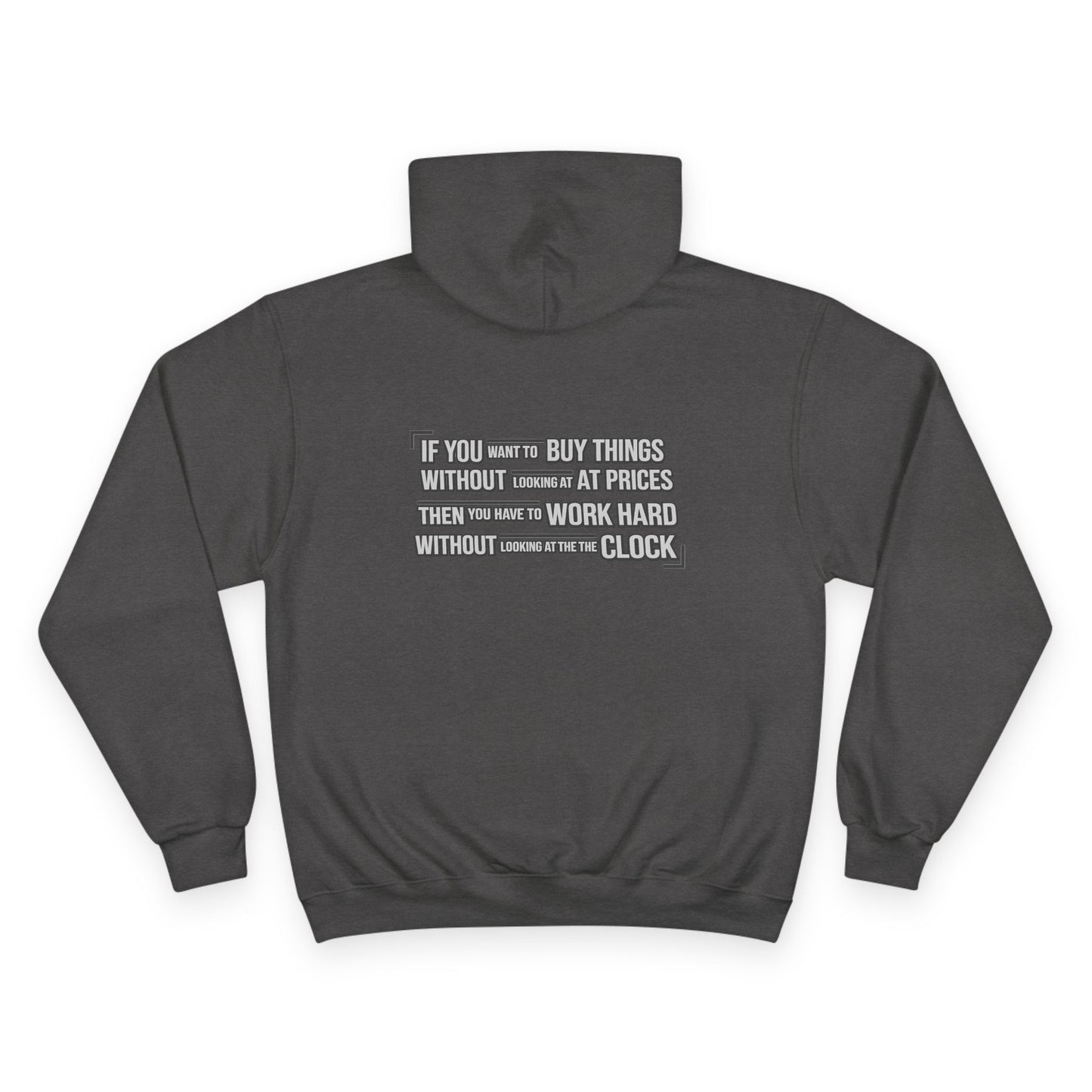 Bergy Logo Hoodie | Minimal Chest Emblem, Champion Hoodie