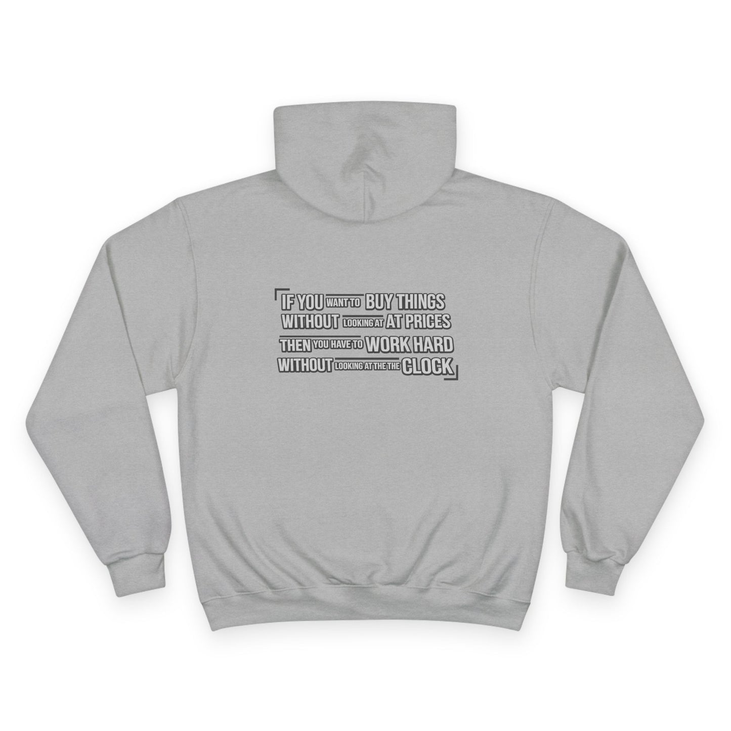 Bergy Logo Hoodie | Minimal Chest Emblem, Champion Hoodie