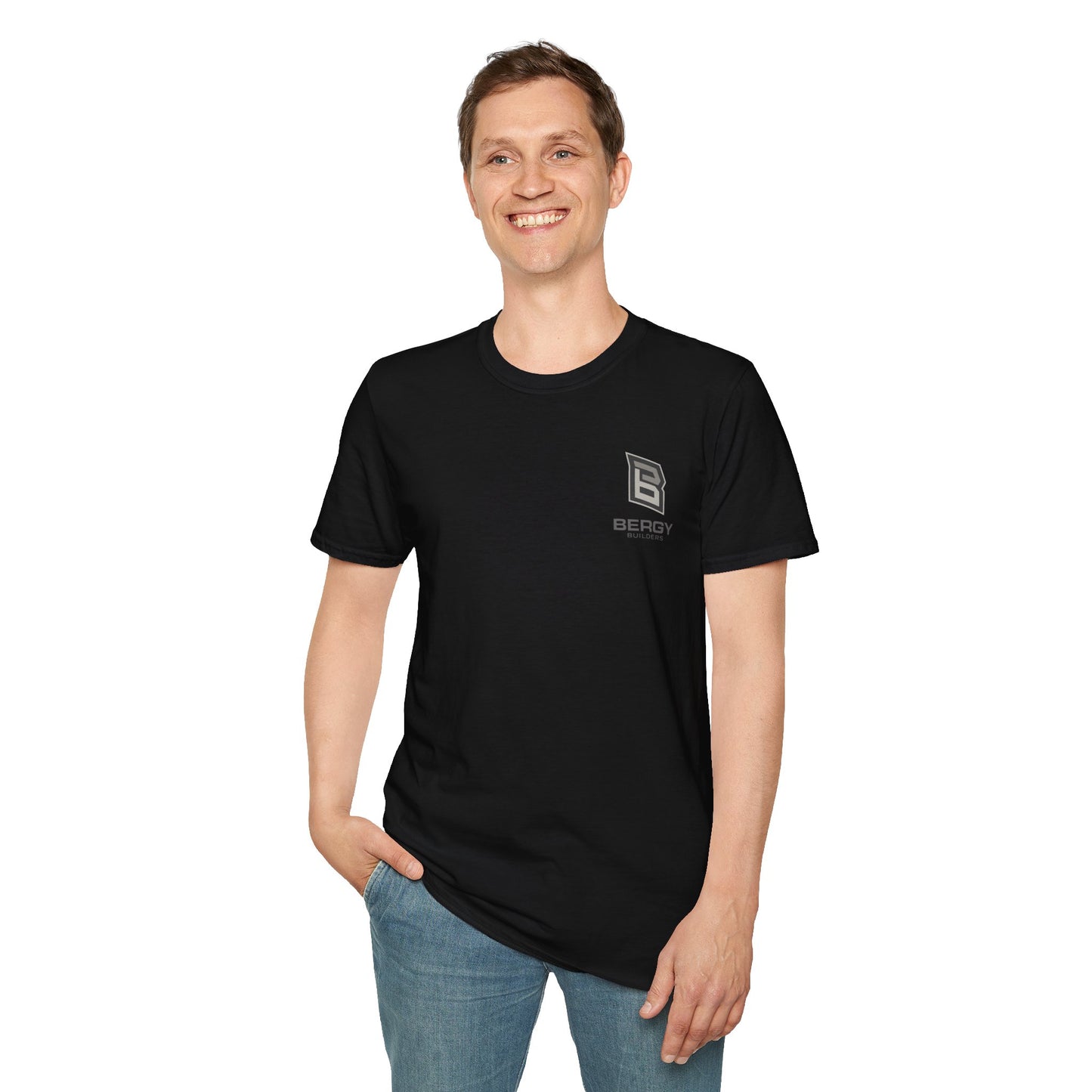 Bergy Builders Logo T‑Shirt — Minimal Construction Brand Tee