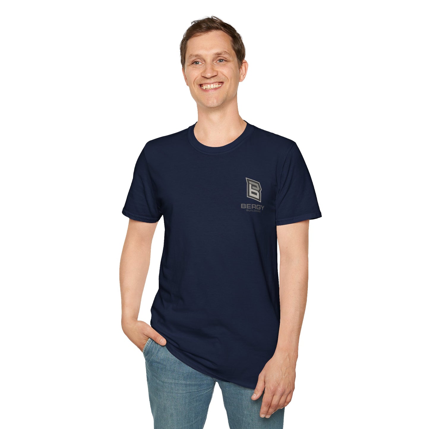 Bergy Builders Logo T‑Shirt — Minimal Construction Brand Tee