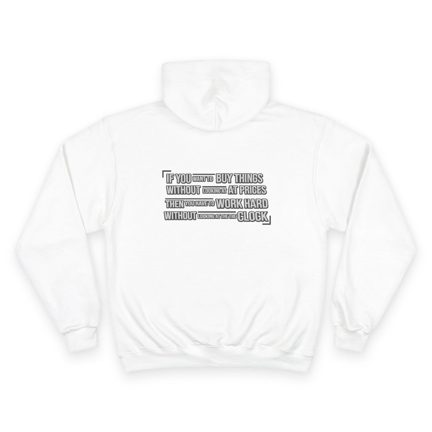 Bergy Logo Hoodie | Minimal Chest Emblem, Champion Hoodie