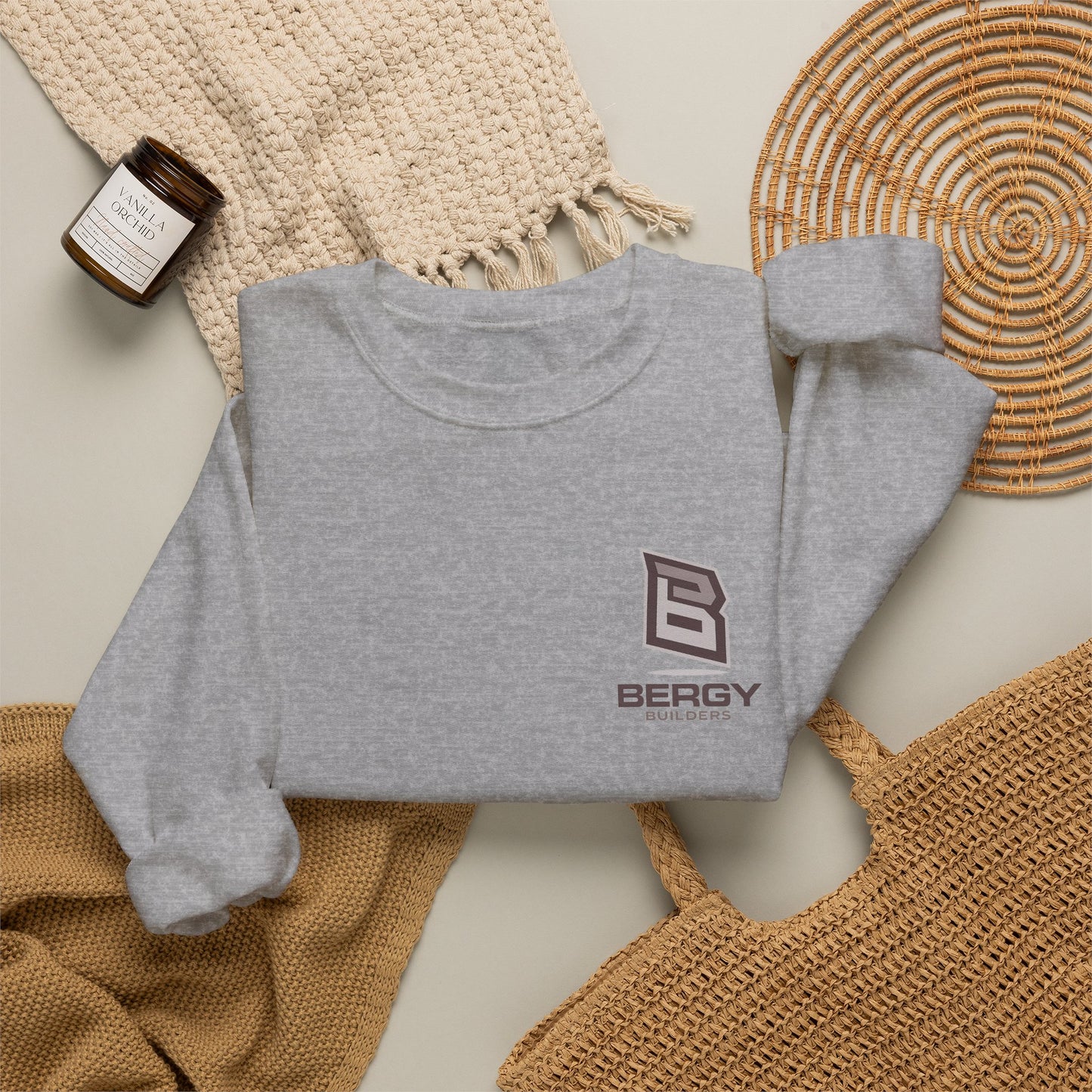 Coffee & Earth Crewneck Sweatshirt — "Not Enough Coffee In The World" Graphic