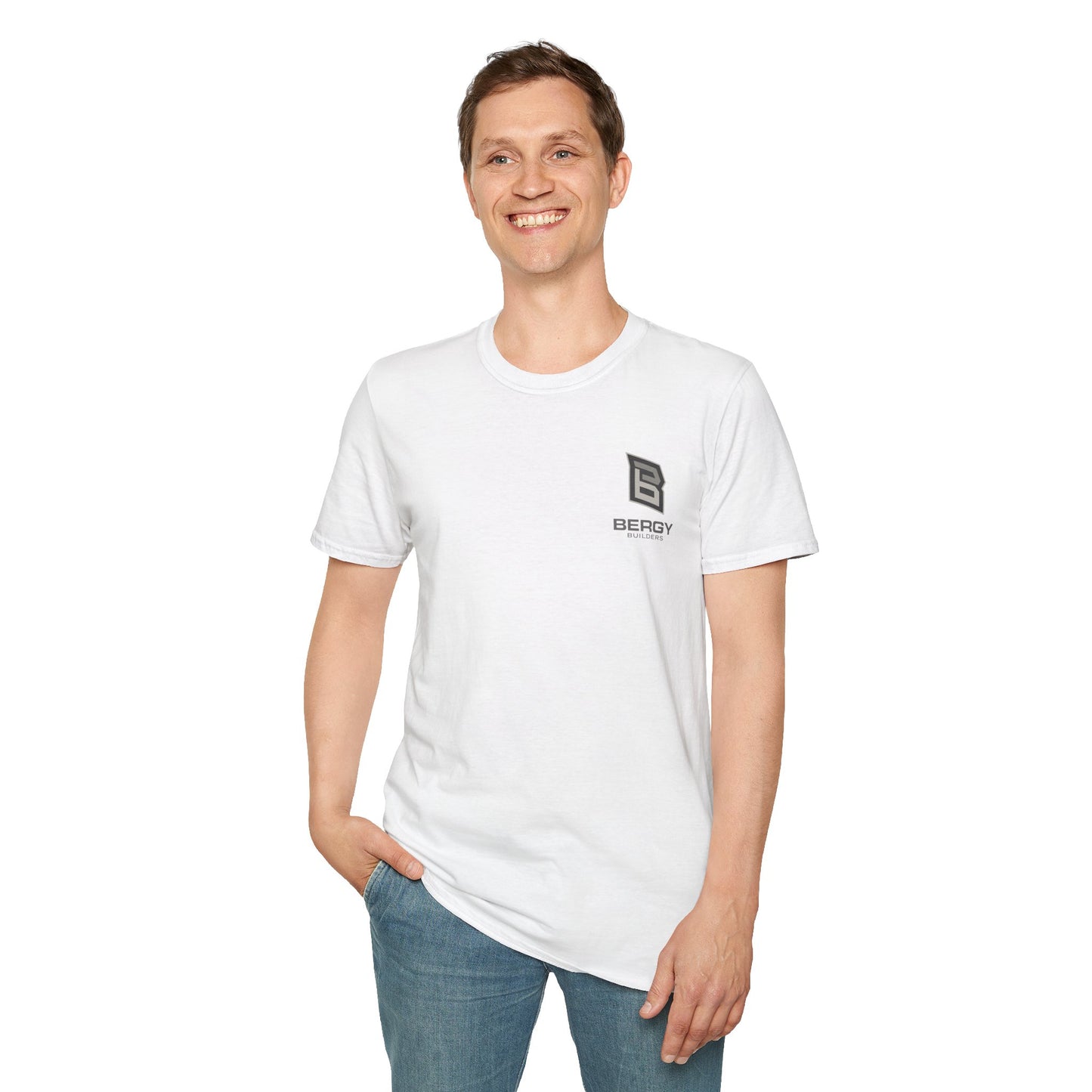 Bergy Builders Logo T‑Shirt — Minimal Construction Brand Tee