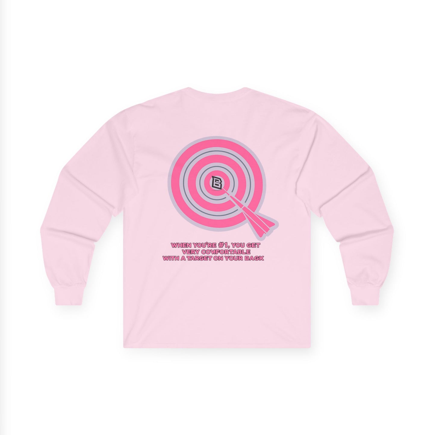 Long Sleeve Tee — Target Graphic “When You’re Off, You Aren’t” Motivational Shirt