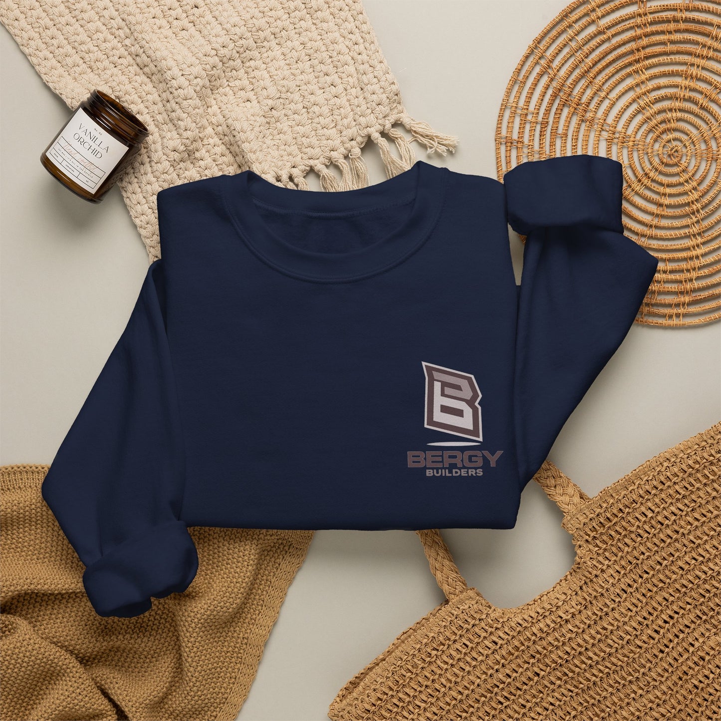 Coffee & Earth Crewneck Sweatshirt — "Not Enough Coffee In The World" Graphic