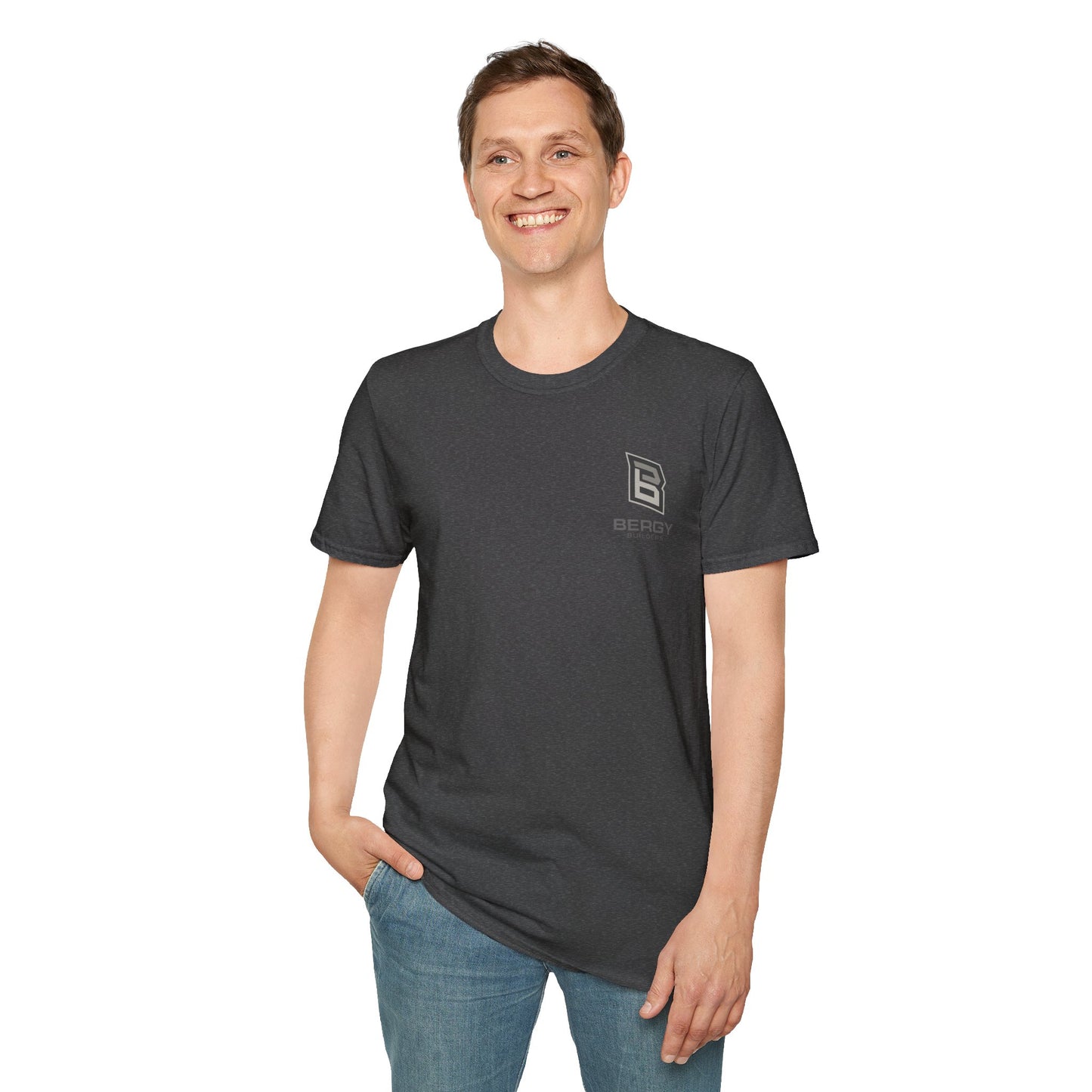 Bergy Builders Logo T‑Shirt — Minimal Construction Brand Tee