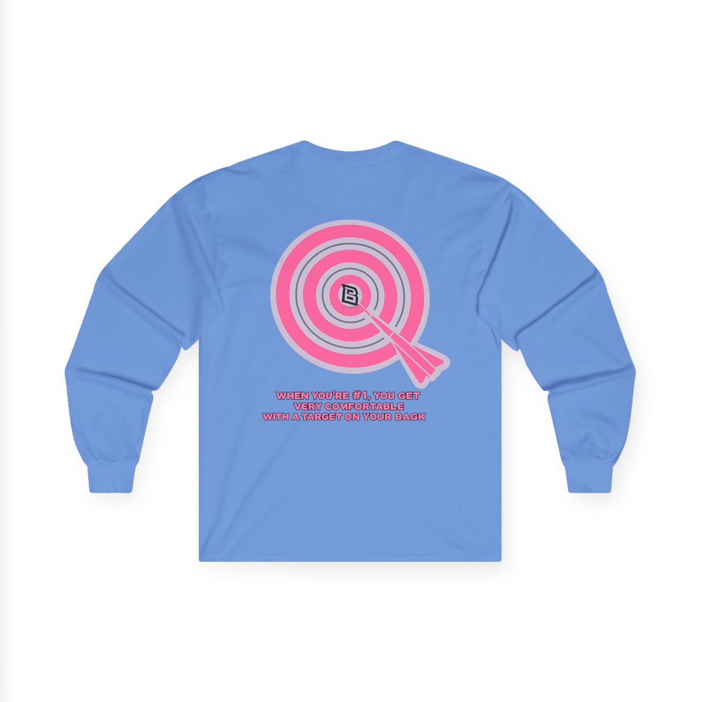 Long Sleeve Tee — Target Graphic “When You’re Off, You Aren’t” Motivational Shirt