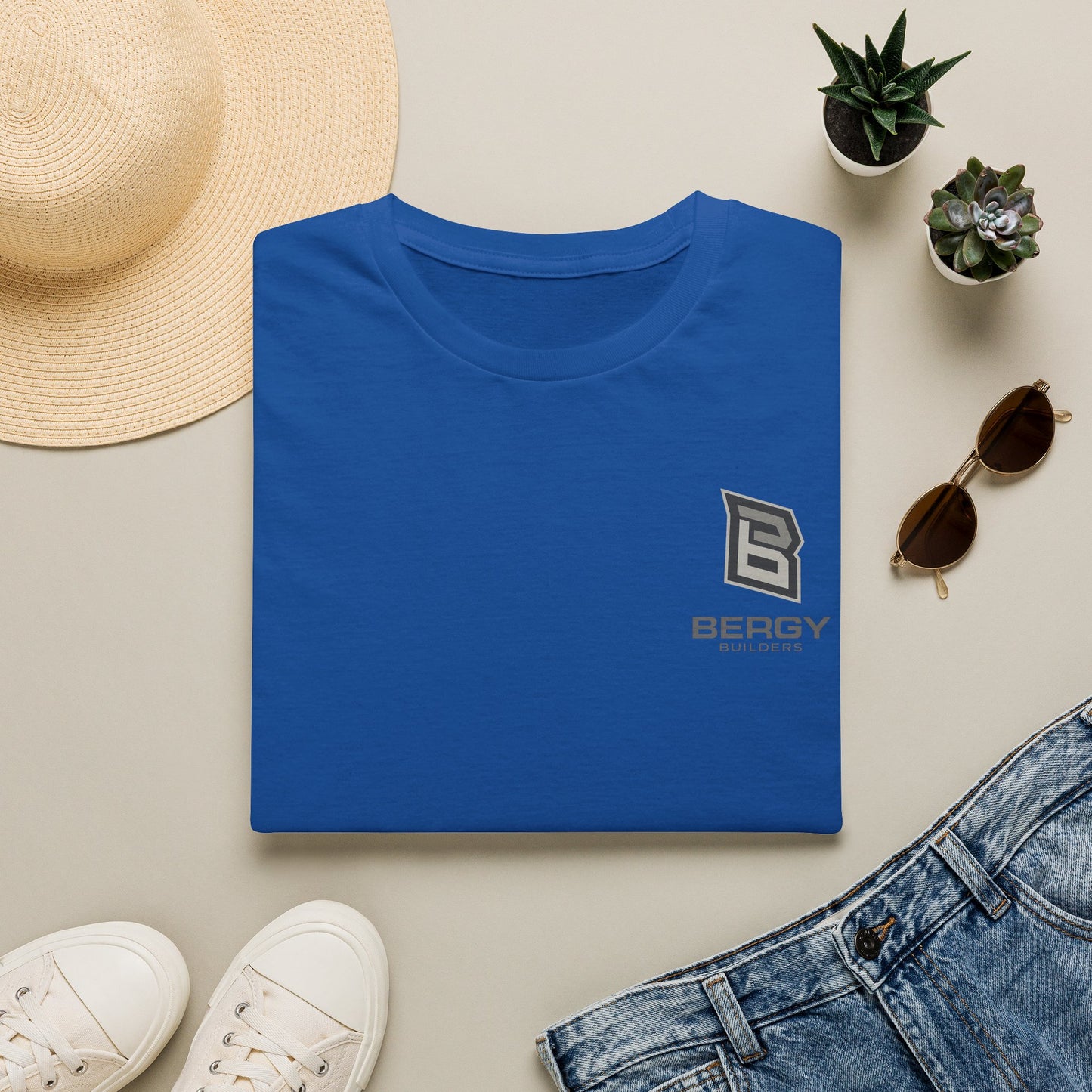Bergy Builders Logo T‑Shirt — Minimal Construction Brand Tee
