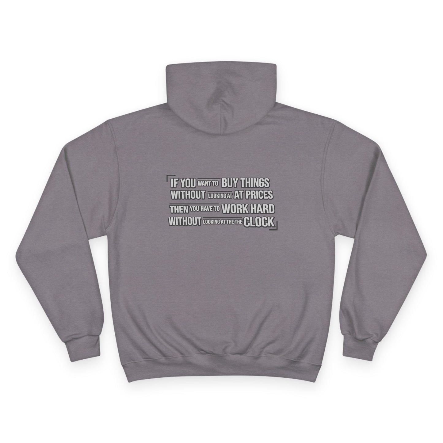 Bergy Logo Hoodie | Minimal Chest Emblem, Champion Hoodie