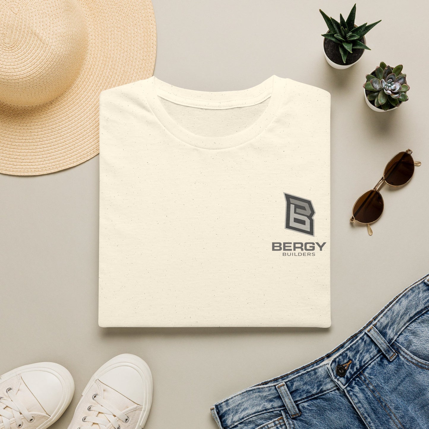 Bergy Builders Logo T‑Shirt — Minimal Construction Brand Tee