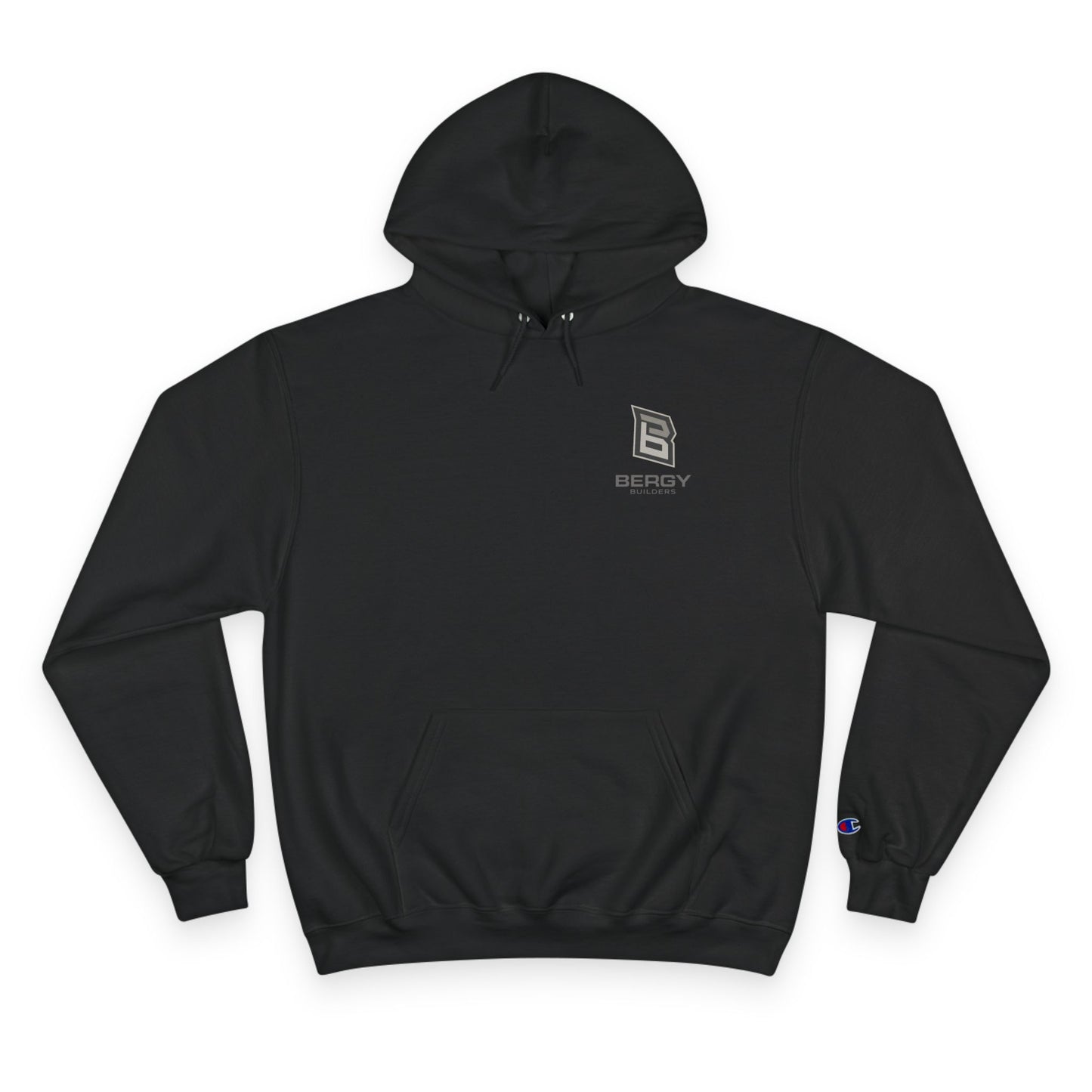 Bergy Logo Hoodie | Minimal Chest Emblem, Champion Hoodie