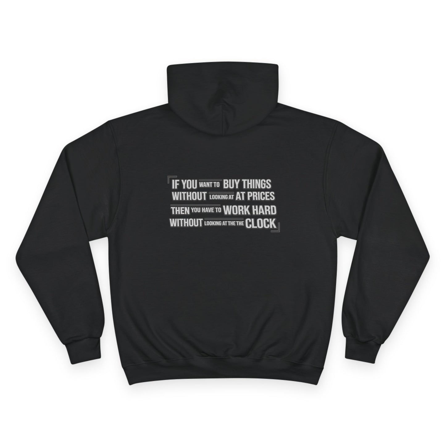 Bergy Logo Hoodie | Minimal Chest Emblem, Champion Hoodie